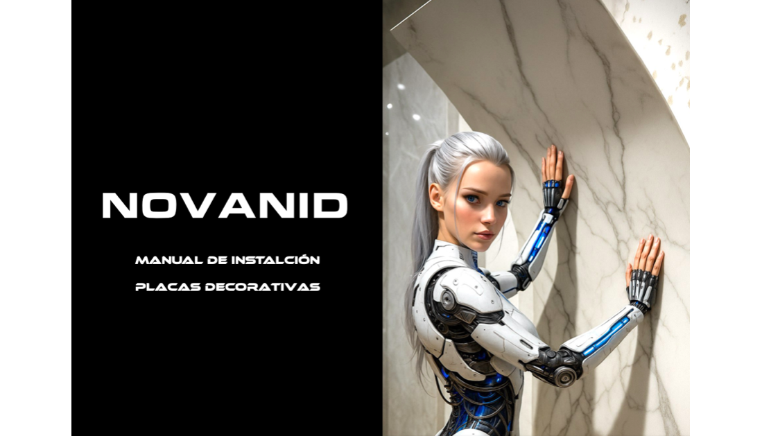 Recepción moderna CON PLACAS DECORATIVAS ALUMINIO DE MARCA NOVANID, minimalista con sofás claros y mostrador blanco.